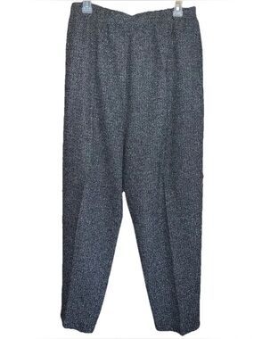Dress Barn Vintage High Rise Tweed Knit Pull On Straight Leg Career Pants 22/24